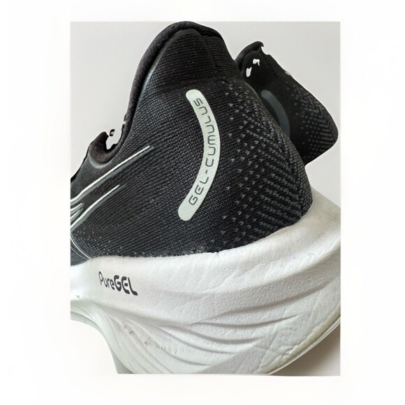ASICS Gel-Cumulus 26 Men\'s Running Shoes US 10 Black White 1011B792 main image 5